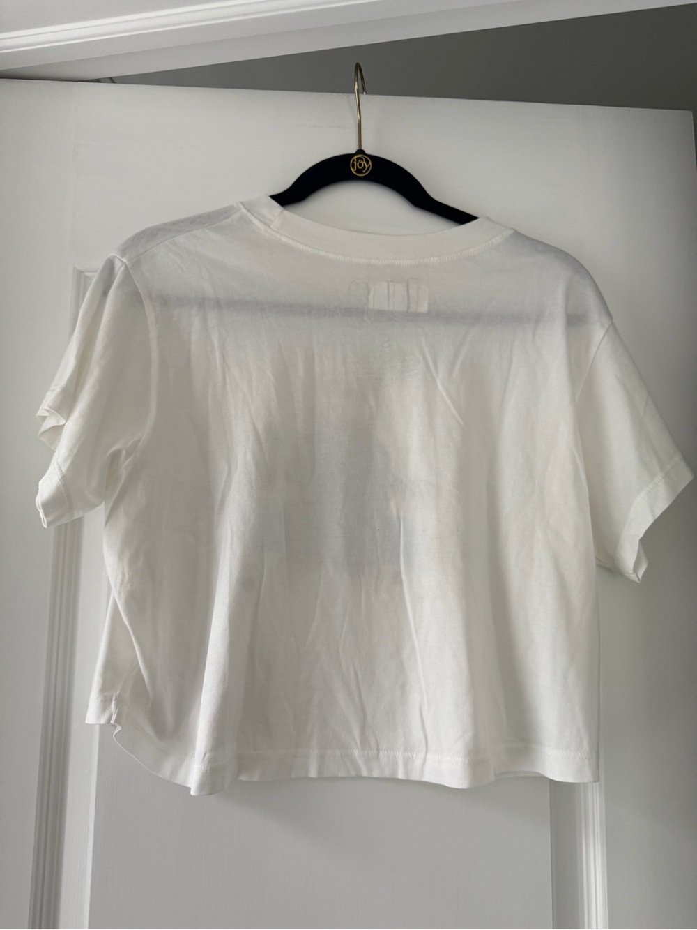 NWT Unfortunate Portrait Self-Care Bear Graphic Tee White Cropped S Rare - Picture 3 of 5
